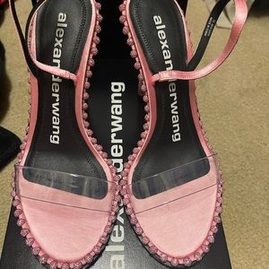 Alexander wang sling back heel.